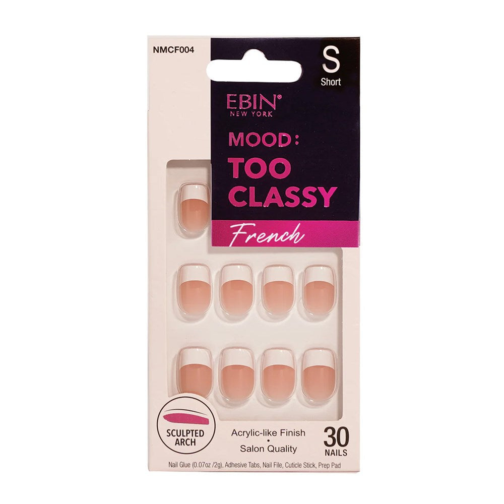 EBIN Mood Too Classy French Nail Tips