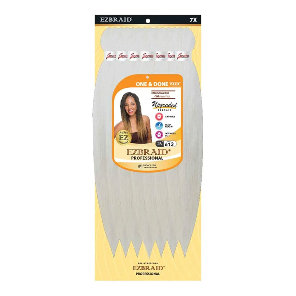 EZBRAID Professional 7X One & Done Pre-Stretched Braid (26inch)