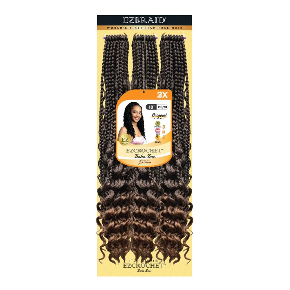 EZBRAID Ezcrochet 3X Boho Box Braid (18inch)