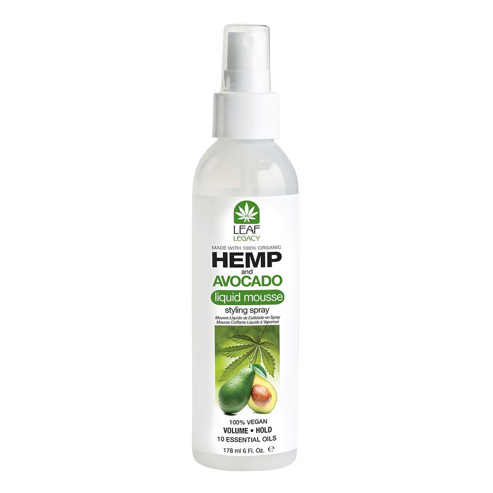 FANTASIA LEAF LEGACY Hemp & Avocado Liquid Mousse Styling Spray (6oz)
