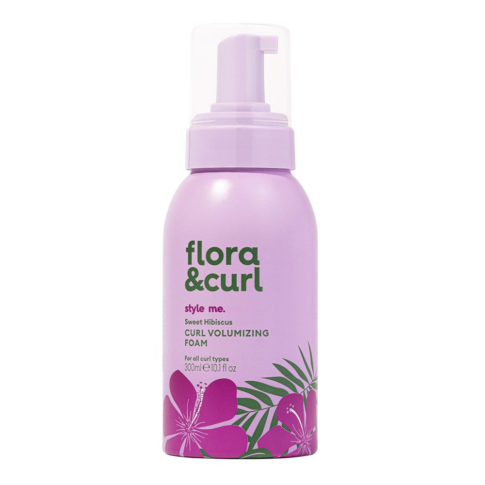 FLORA & CURL Sweet Hibiscus Curl Volumizing Foam (10.1oz)