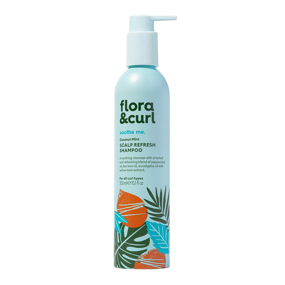 FLORA & CURL Coconut Mint Scalp Refresh Shampoo (10.1oz)