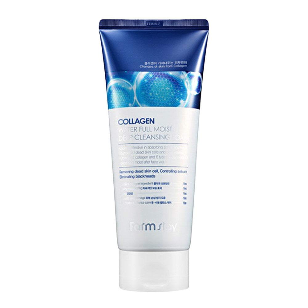 FARMSTAY Collagen Water Full Moist Deep Cleansing Foam (180ml)