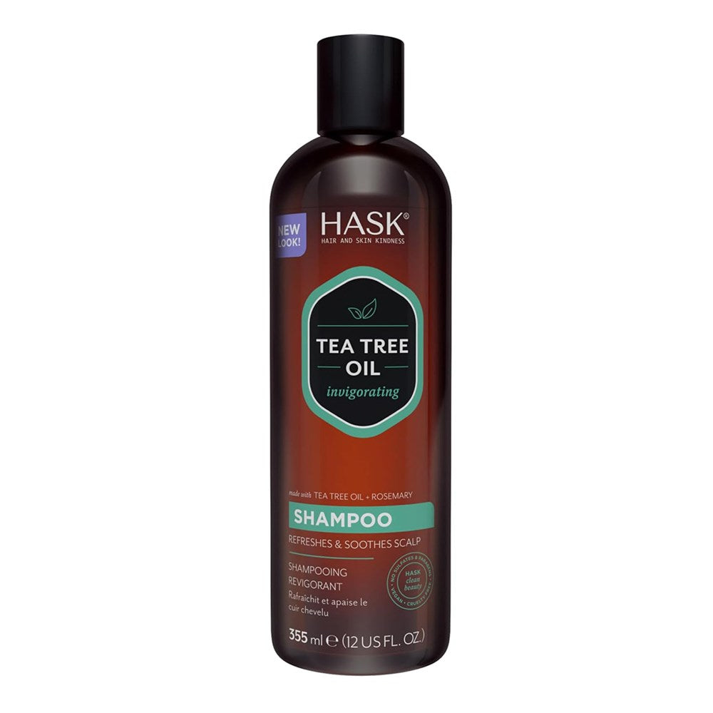 HASK Tea Tree Oil & Rosemary Invigorating Shampoo (12oz)