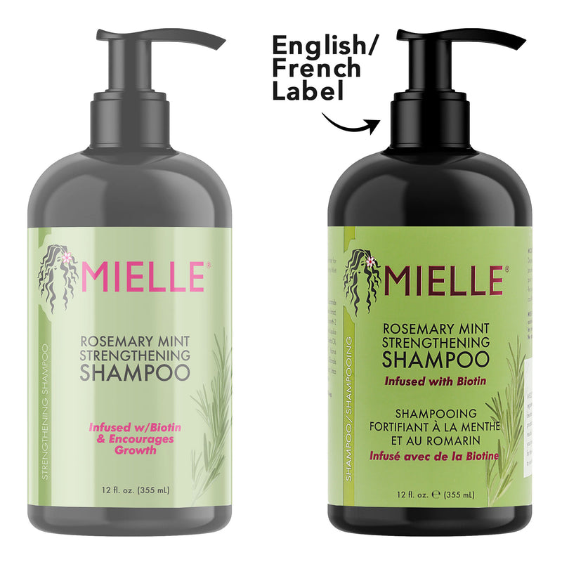 MIELLE Rosemary Mint Strengthening Shampoo (12oz)
