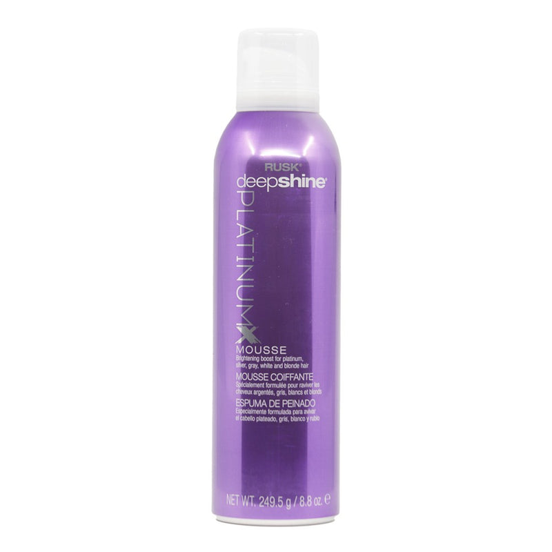 RUSK Deep Shine PLATINUMX Mousse (9oz)