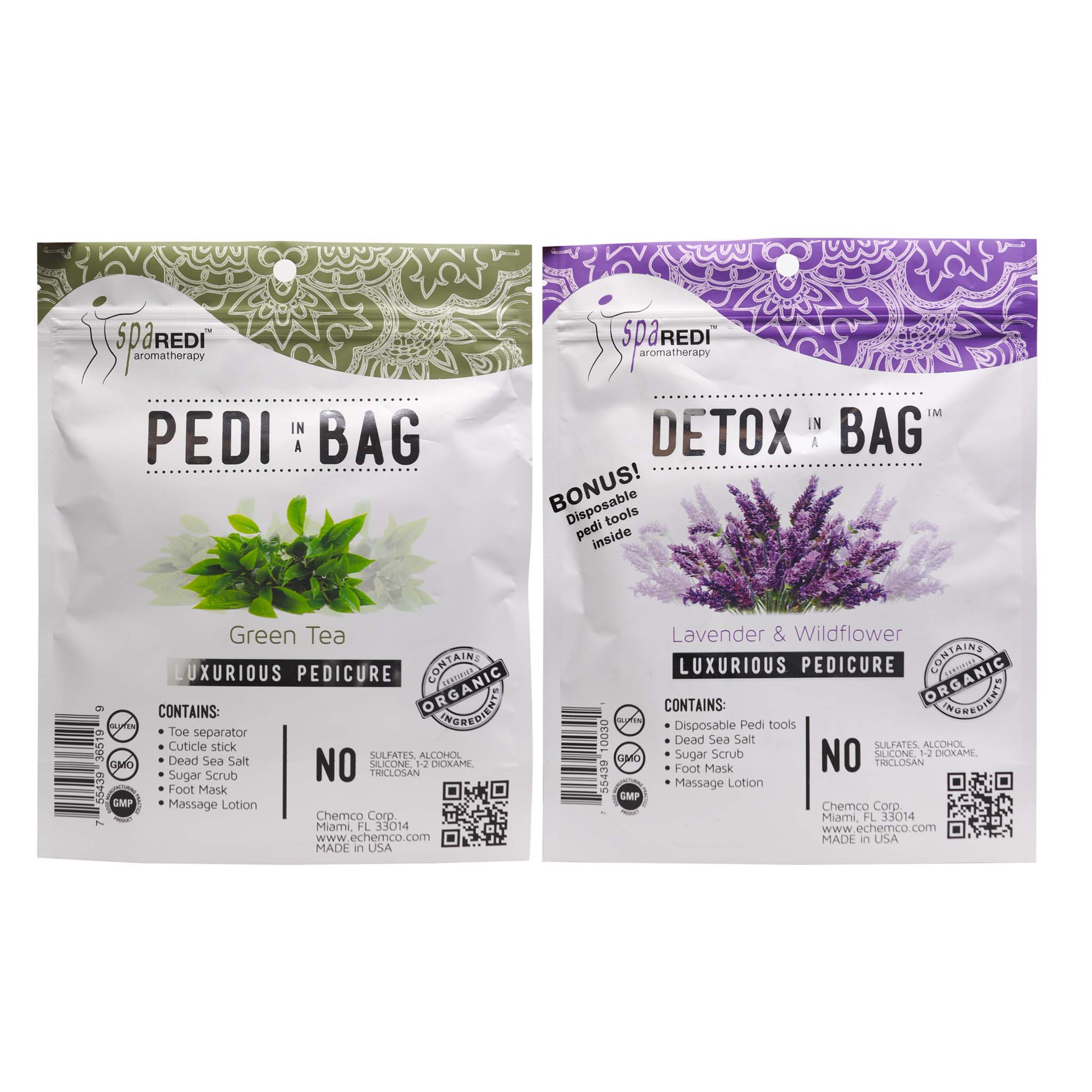 SPA REDI Pedicure Kit in a Bag