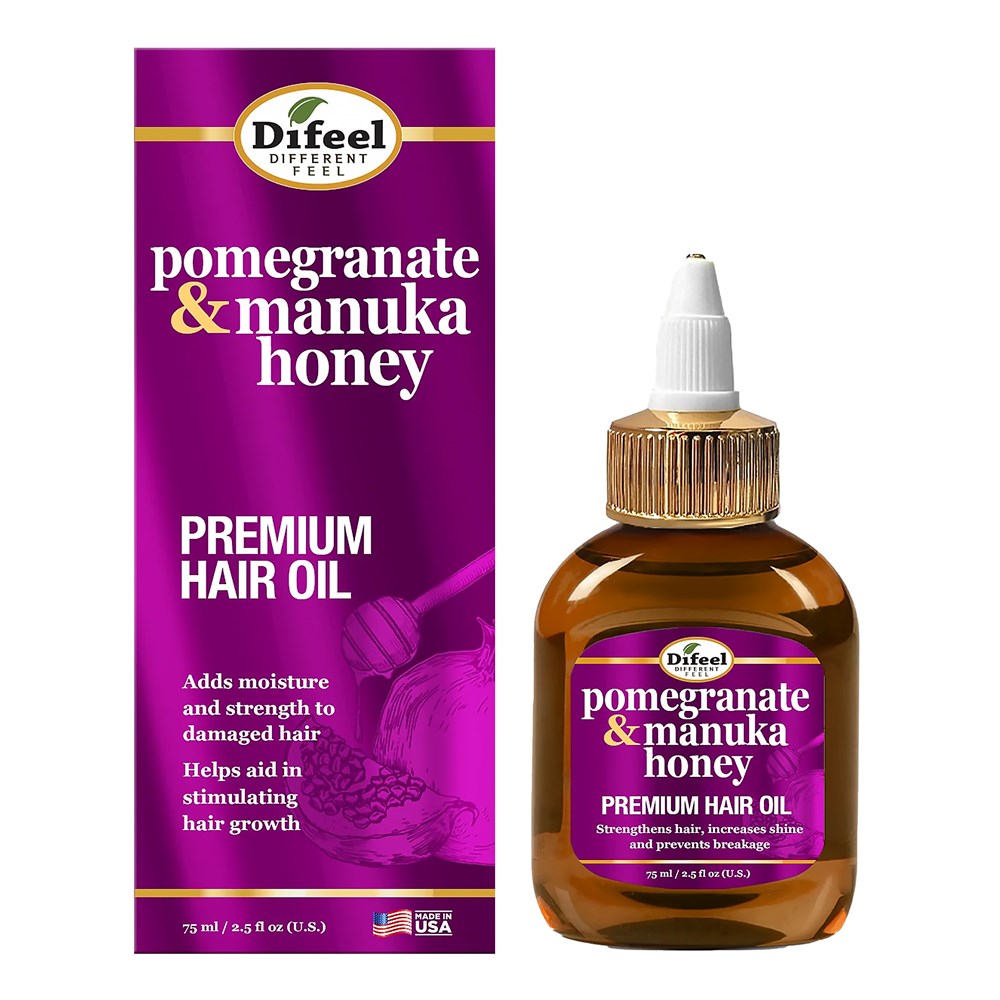 Difeel(Sunflower)  Pomegranate & Manuka Honey Premium Hair Oil (2.5oz)