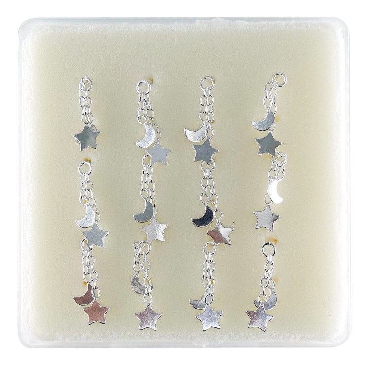 INTERVISION 925 Stering Silver Nose Stud