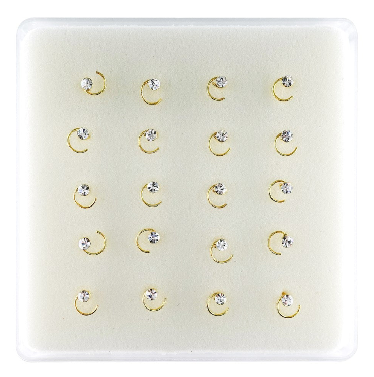 INTERVISION 925 Stering Silver Nose Stud