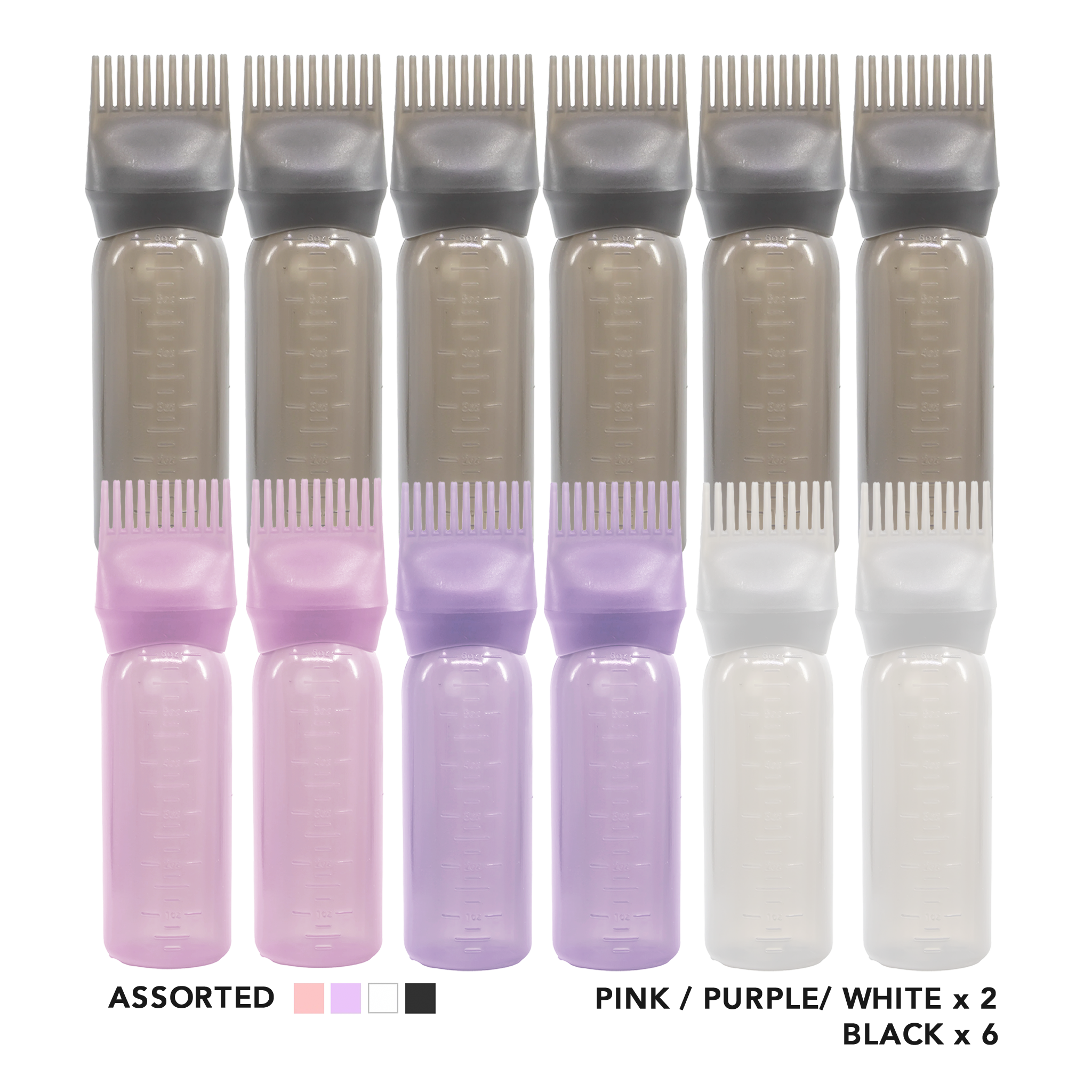 Kim & C Root Comb Application Bottle [160ml X 12] - Assorted