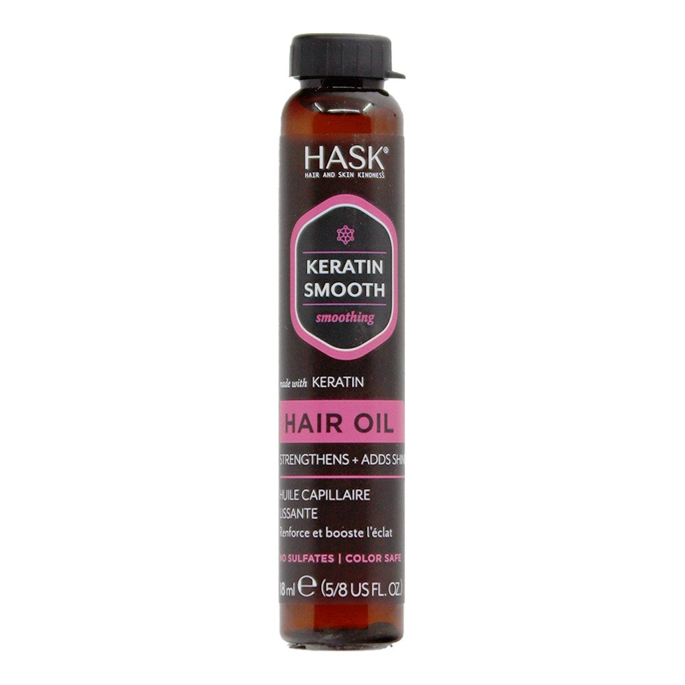 HASK Keratin Protein Smoothing Hair Oil Vial (18ml)