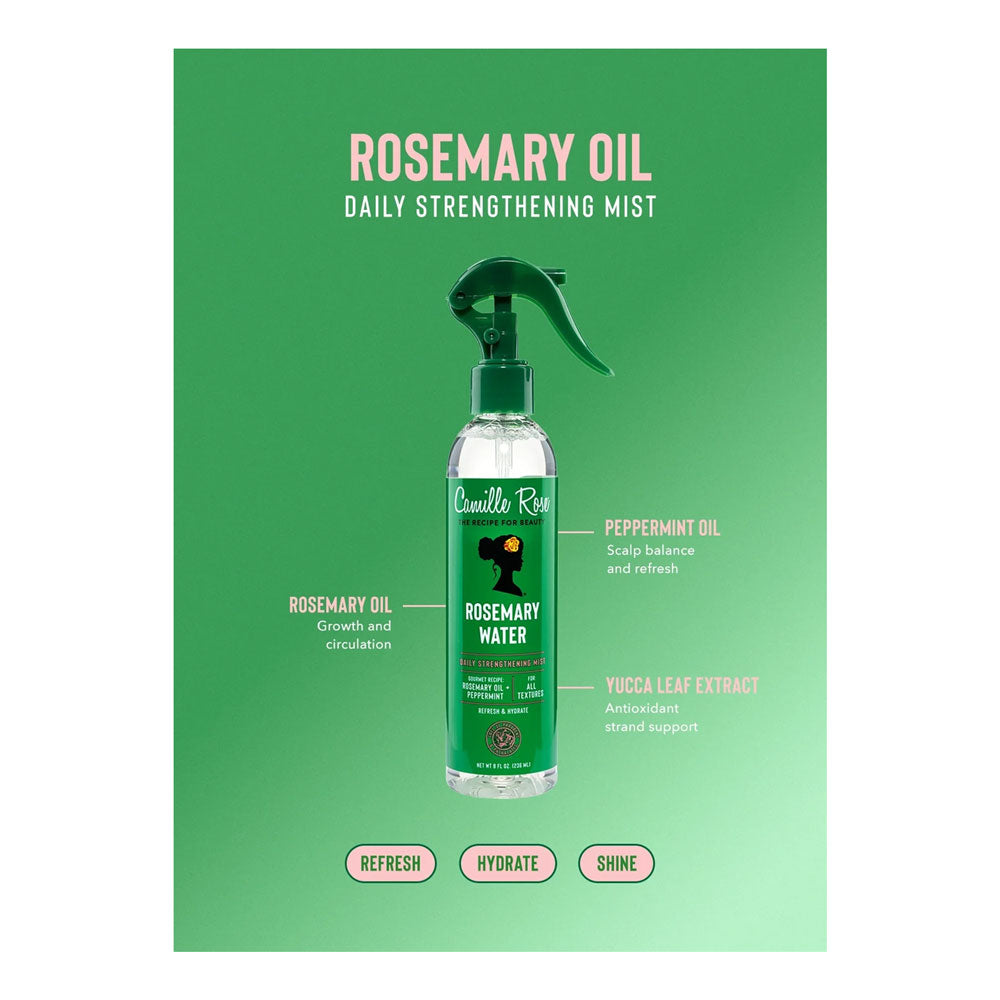 CAMILLE ROSE Rosemary Water Daily Strenthening Mist (8oz)