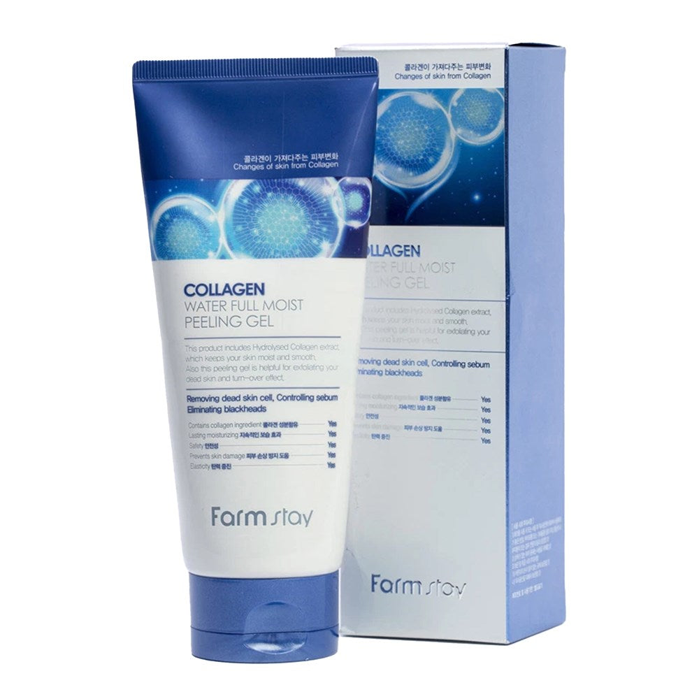 FARMSTAY Collagen Water Full Moist Peeling Gel (180ml)