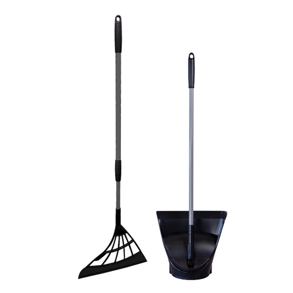 3JALBI Broom and Dust Pan Combo