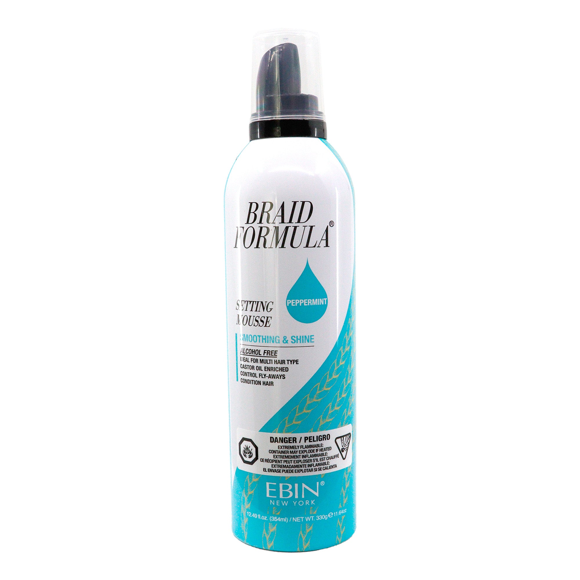 EBIN Braid Formula Lock'n Pomade Setting Mousse (12.49oz) - Aone Beauty Supply Online Store