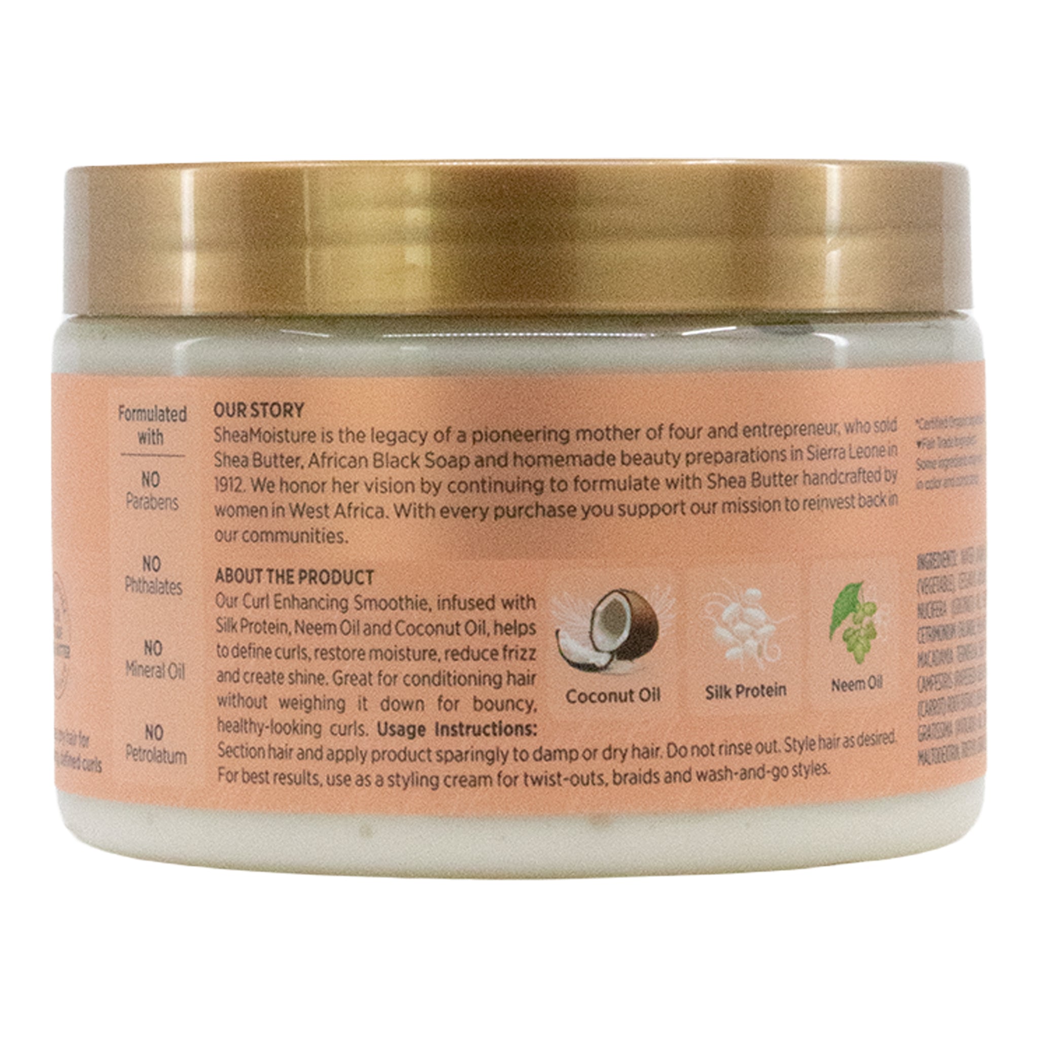 SHEA MOISTURE Coconut & Hibiscus Curl Enhancing Smoothie (12oz)