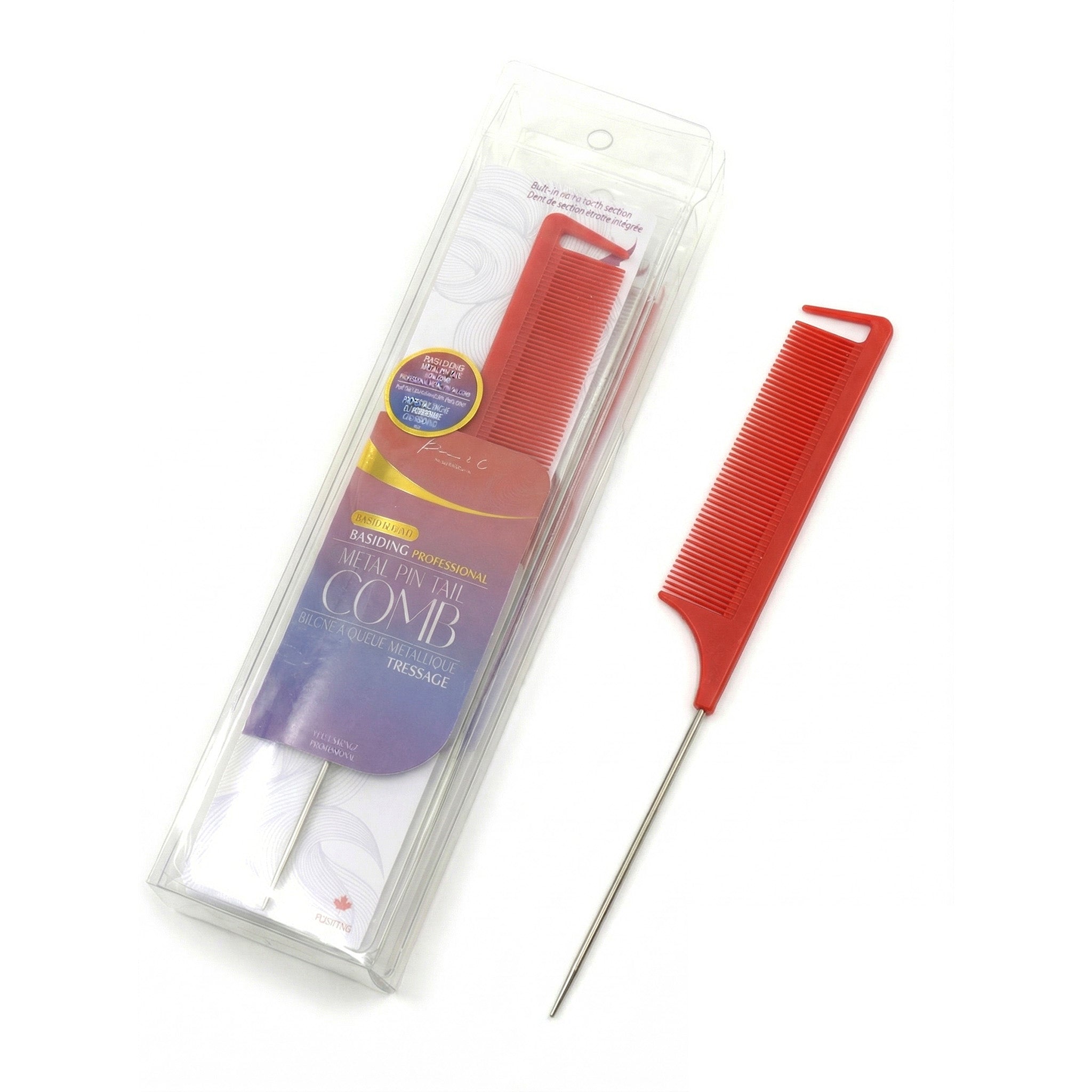 Kim & C Braiding Metal Pintail Carbon Comb