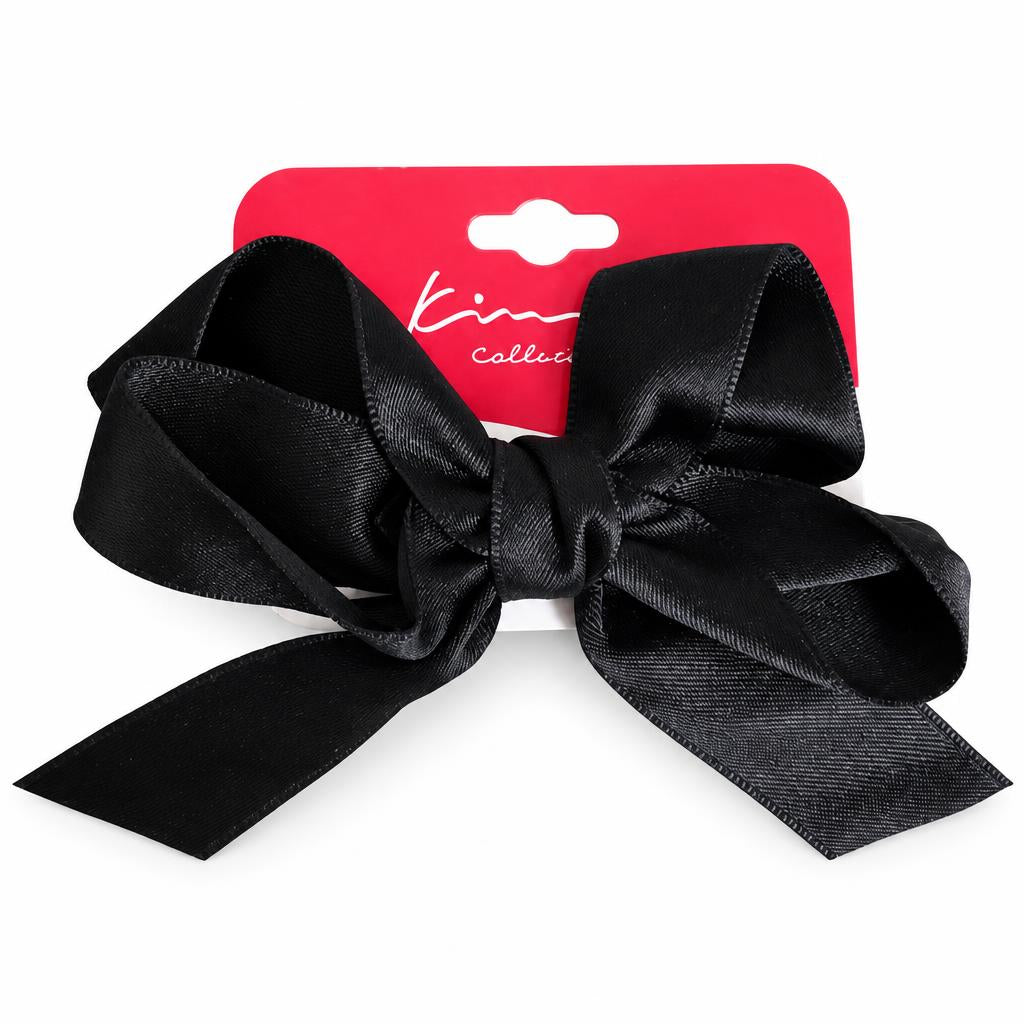 KIM & C Wide Ribbon Bow Hair Clip