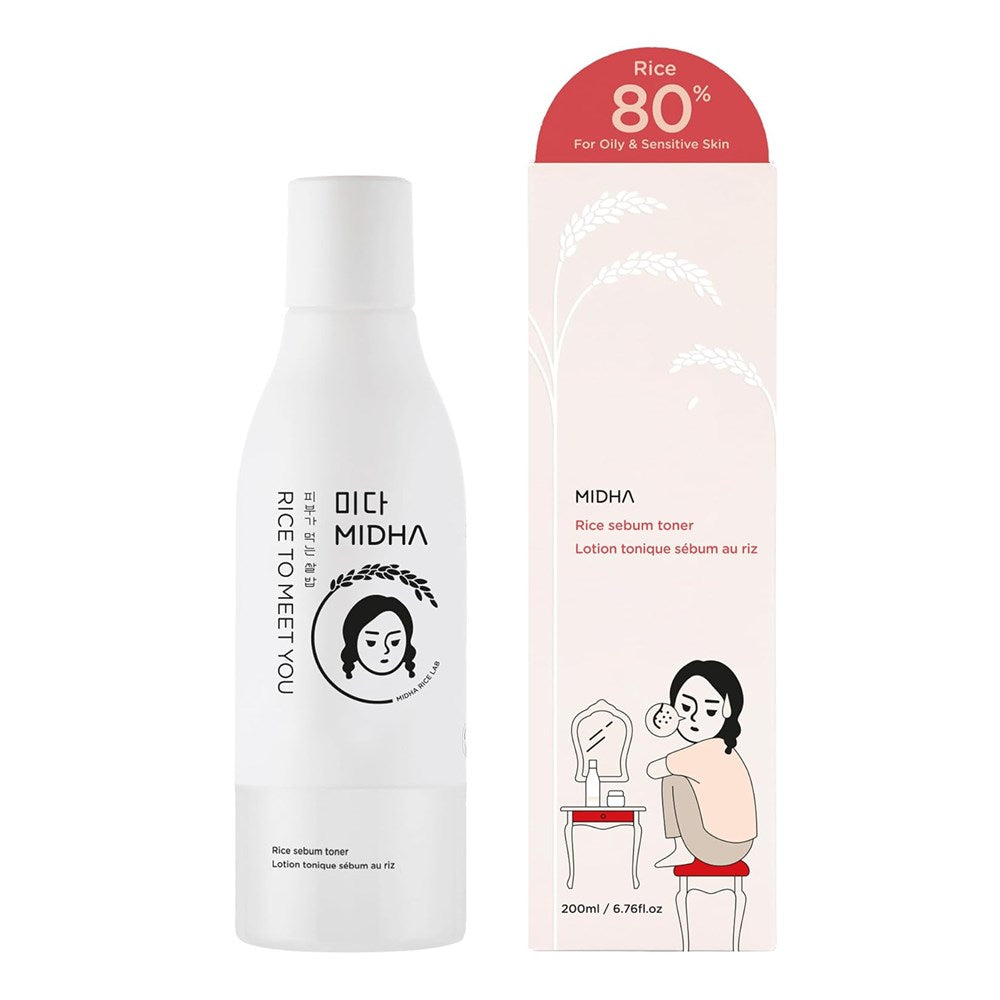 MIDHA Rice Sebum Toner (6.76oz)