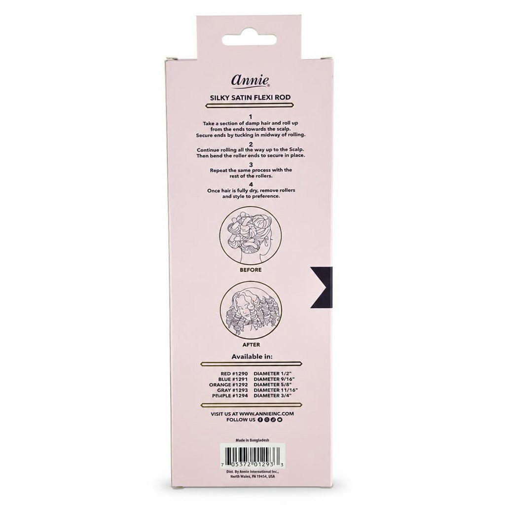 ANNIE Silky Satin Flexi Rod (10inch) - 9/16" Diameter 5ct