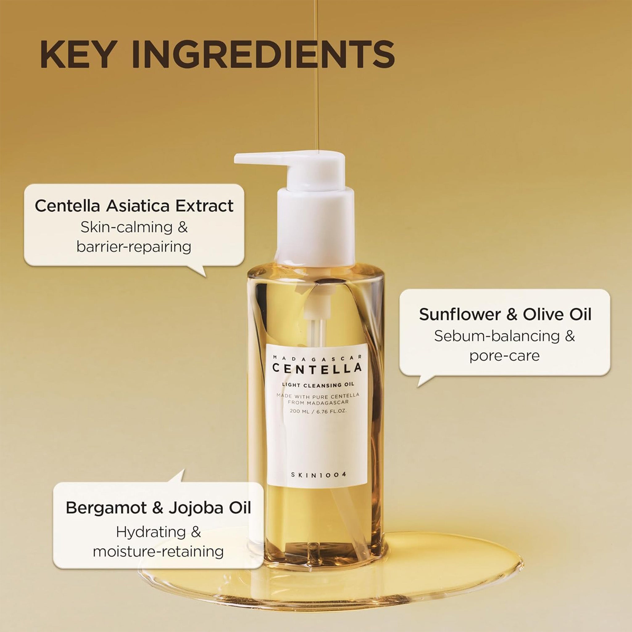 SKIN1004 Madagascar Centella Light Cleansing Oil 200ml