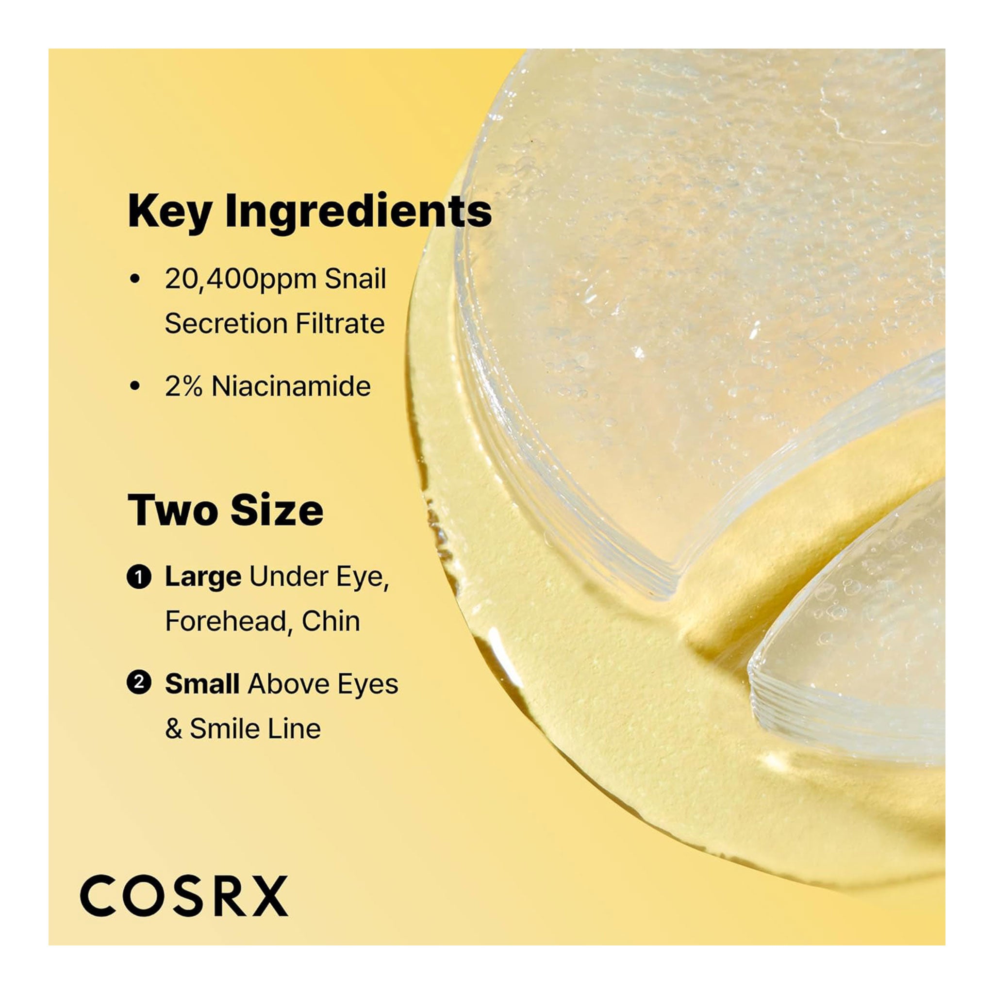 COSRX Advanced Snail Hydrogel Eye Patch (60patches)