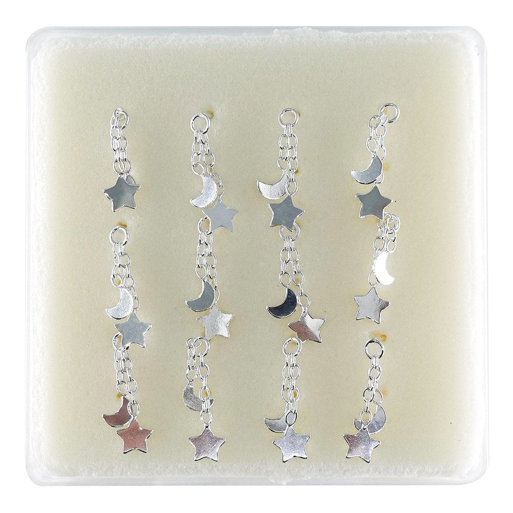 INTERVISION 925 Stering Silver Nose Stud