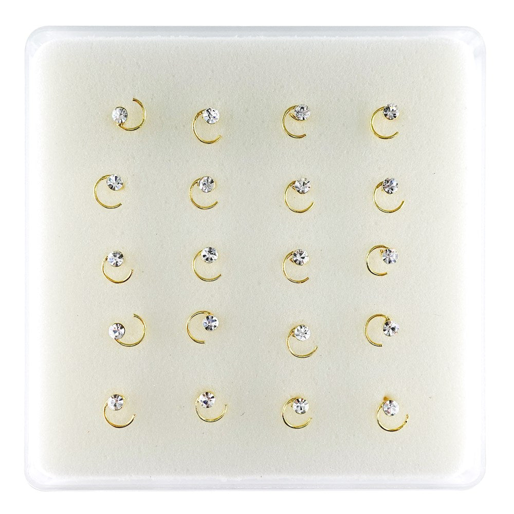 INTERVISION 925 Stering Silver Nose Stud