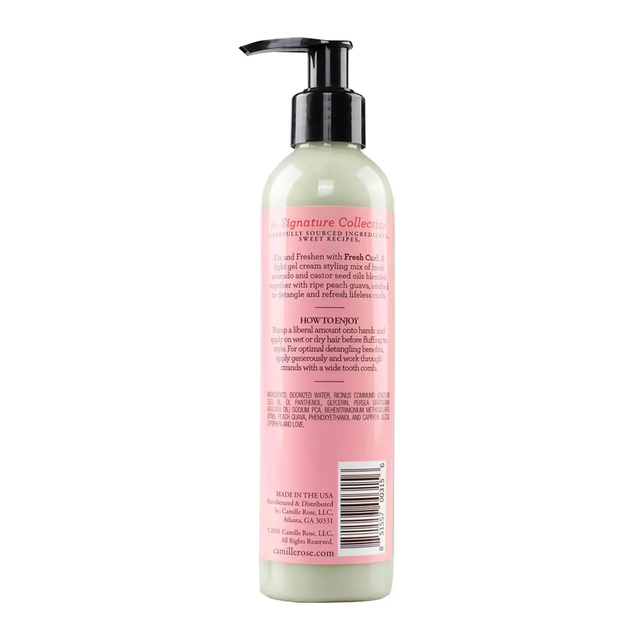 CAMILLE ROSE Fresh Curl Revitalizing Hair Smoother (8oz)