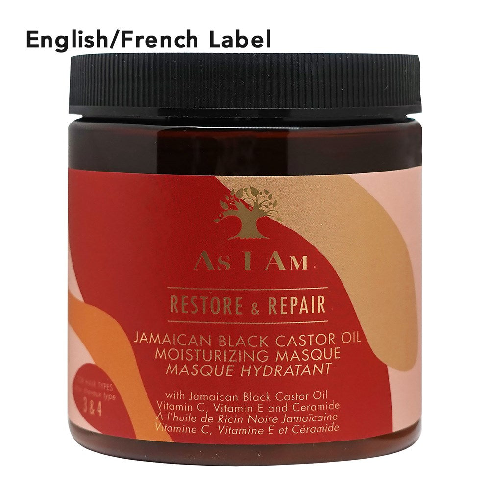 AS I AM Jamaican Black Castor Oil Moisturizing Masque (8oz)