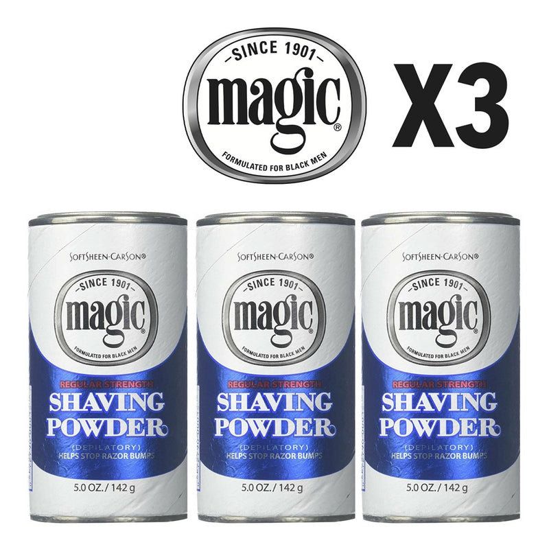 MAGIC Shaving Powder Regular Strength [Blue] (5oz)