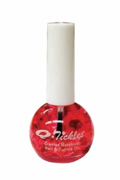 Q TICKLES Scented Botanical Nail & Cuticle Oil with Natural Flower