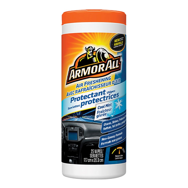 ARMOR ALL Air Freshening Protectant Wipes Cool Mist (25 wipes)
