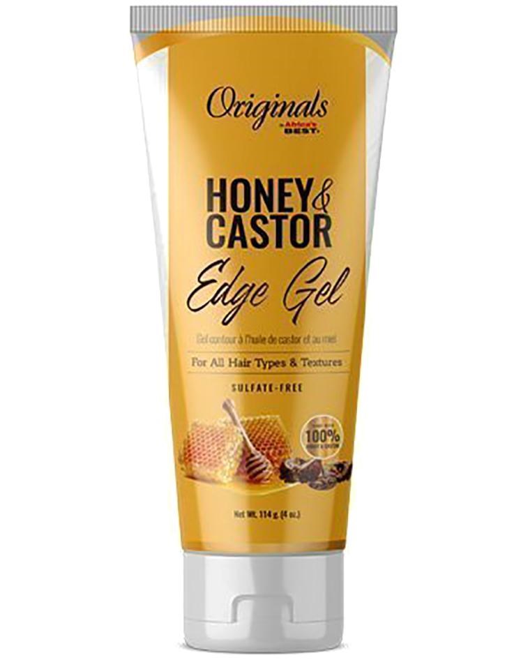 AFRICA'S BEST Originals Honey & Castor Edge Gel (4oz)