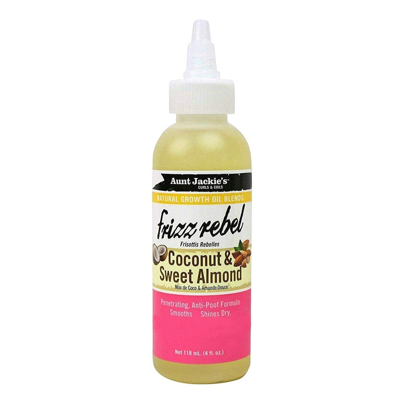 AUNT JACKIE'S Frizz Rebel Coconut&Sweet Almond Growth Oil (4oz)