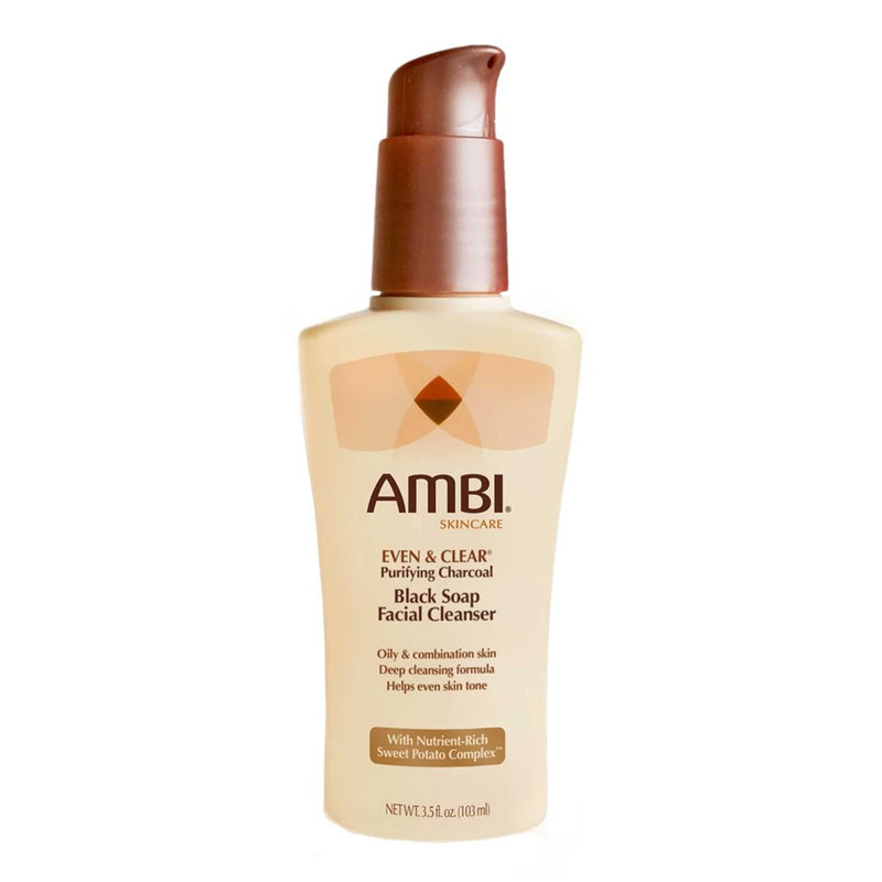AMBI Even & Clear Black Soap Facial Cleanser (3.5oz)