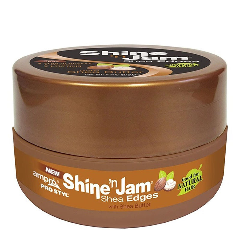 AMPRO Shine 'n Jam Edge Gel [Shea Butter] (2.25oz)