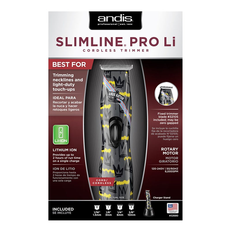 ANDIS Slimline Pro Li Cordless Trimmer [CUL Certified]