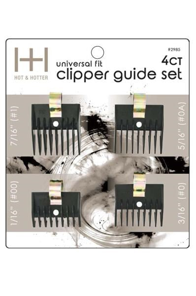ANNIE Hot&Hotter Universal Fit Clipper Guide Set 4ct (Discontinued)