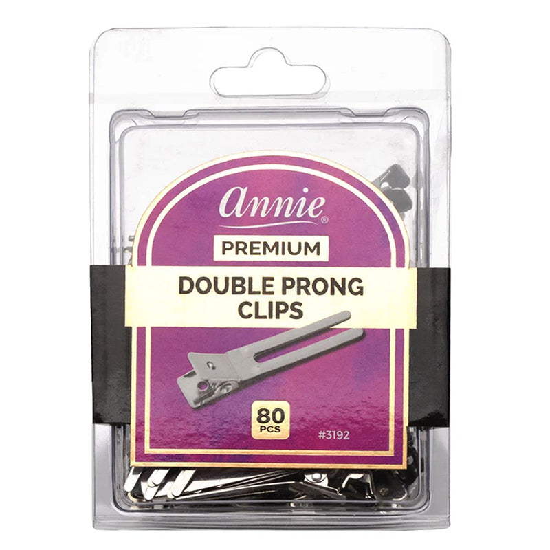 ANNIE Double Prong Clips (80pcs/pack)