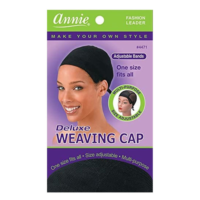 ANNIE Deluxe Weaving Cap Black