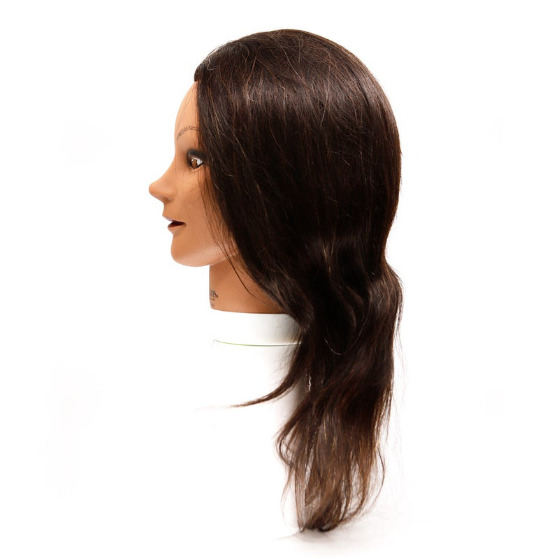 ANNIE 100% Human Hair Mannequin Head (18inch - 20inch)