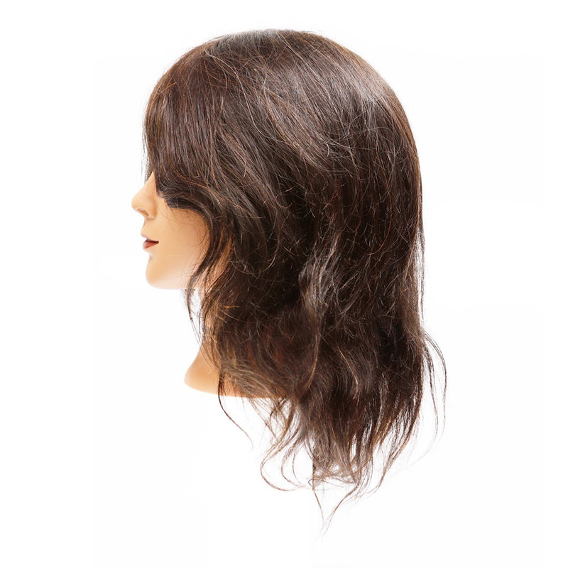 ANNIE 100% Human Hair Mannequin Head (14inch - 16inch)