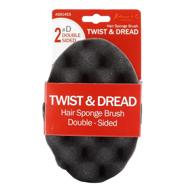 KIM & C Twist&Dread Sponge Brush [Double Sided]