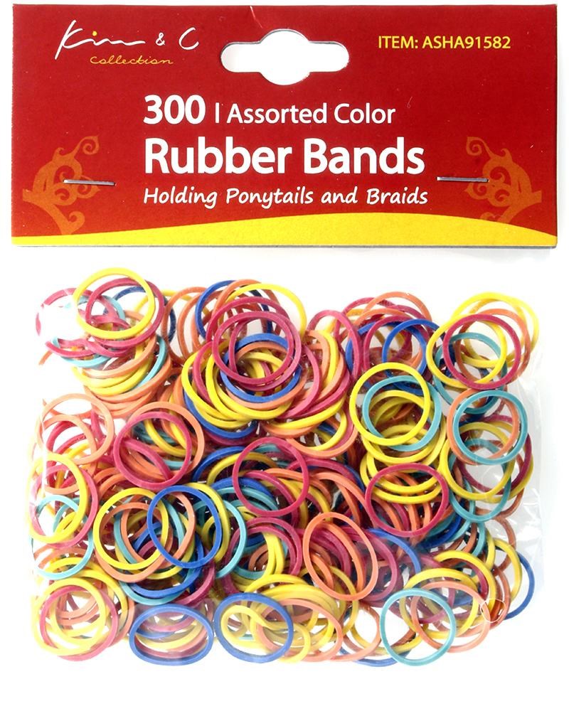 KIM & C 300pcs Rubber Bands