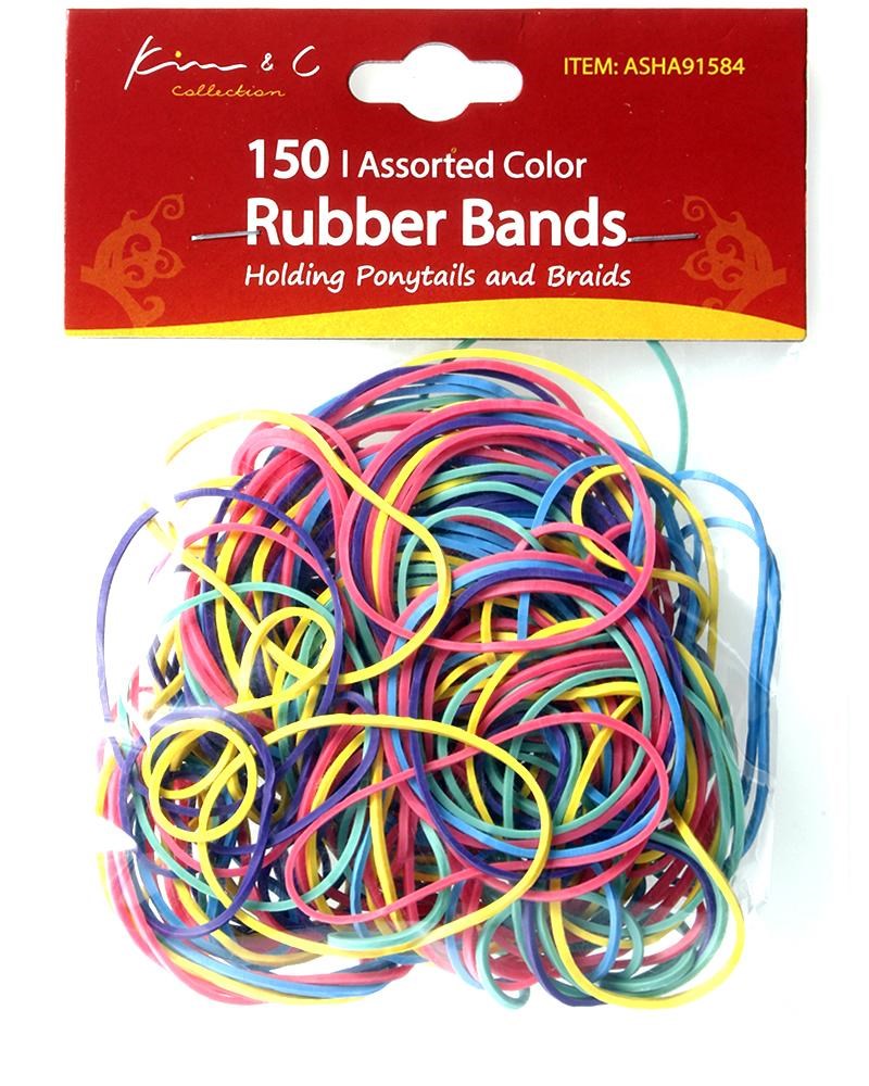 KIM & C 150pcs Large Rubber Bands (1.5inch)
