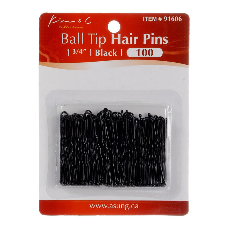KIM & C 100pcs Ball Tip Hair Pins