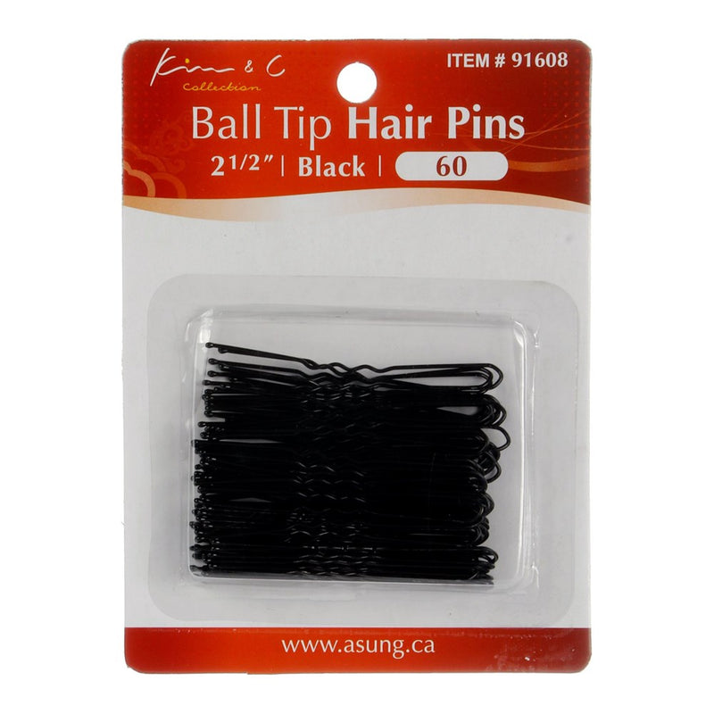 KIM & C 60pcs Ball Tip Hair Pins