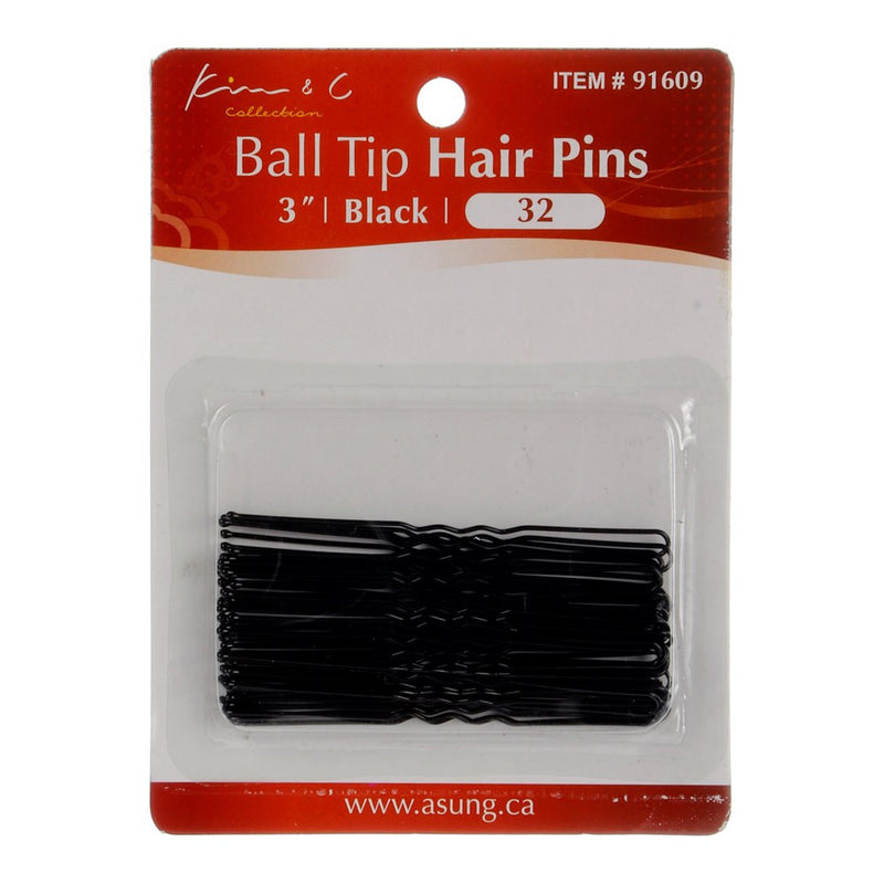 KIM & C 32pcs Ball Tip Hair Pins